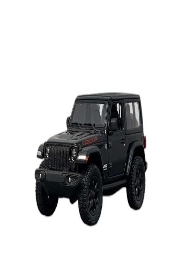 ماياترا سيارة جيب رانجلر من ماياترا كينز مارت، نموذج مصغر من المعدن المصبوب بمقياس 1:34 - سيارة دفع رباعي متينة للطرق الوعرة، قطعة قابلة للتحصيل لهواة جمع السيارات (أسود) - Image 4